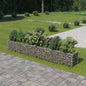 vidaXL Gabion Raised Bed Galvanised Steel 141.7"x19.7"x19.7", 143561