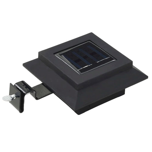 vidaXL Outdoor Solar Lamps 6 pcs LED Square 4.7" Black 4468