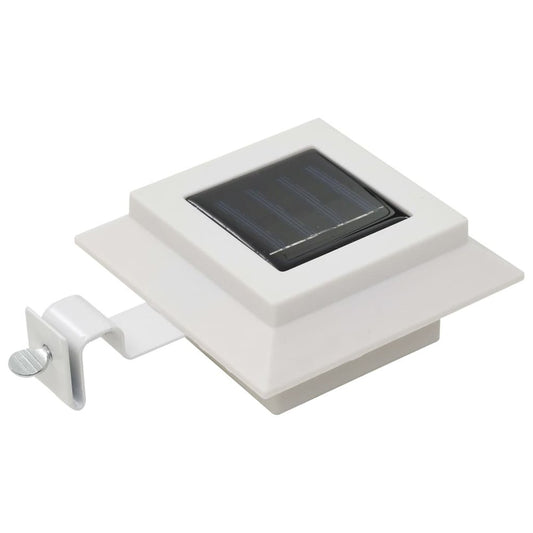 vidaXL Outdoor Solar Lamps 6 pcs LED Square 4.7" White 4469