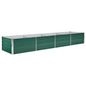 vidaXL Garden Raised Bed Galvanized Steel 126"x31.5"x17.7" Green, 44847