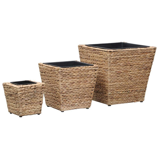 vidaXL Garden Raised Beds 3 pcs Water Hyacinth, 45571