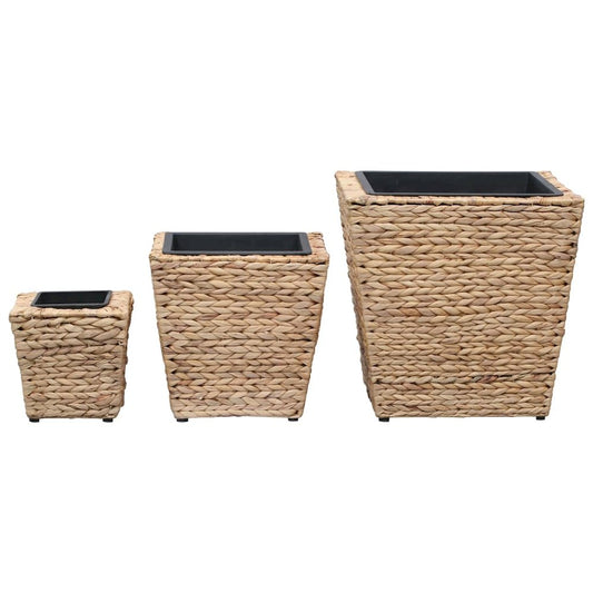 vidaXL Garden Raised Beds 3 pcs Water Hyacinth, 45571