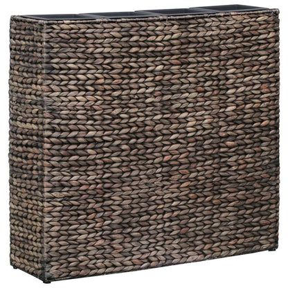 vidaXL Garden Raised Bed with 4 Pots Water Hyacinth Brown, 45575