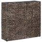 vidaXL Garden Raised Bed with 4 Pots Water Hyacinth Brown, 45575