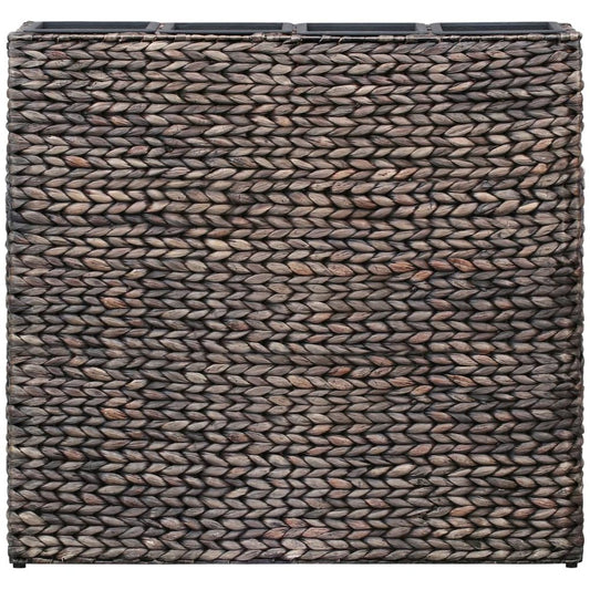 vidaXL Garden Raised Bed with 4 Pots Water Hyacinth Brown, 45575