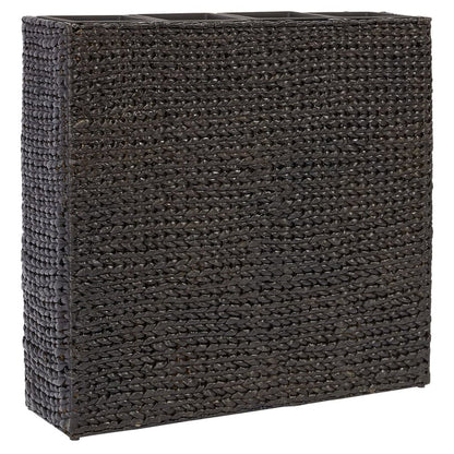 vidaXL Garden Raised Bed with 4 Pots Water Hyacinth Black, 45576