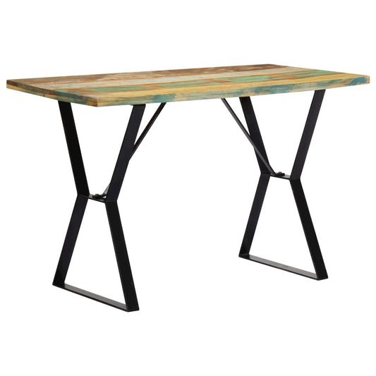 vidaXL Dining Table 47.2"x23.6"x29.9" Solid Reclaimed Wood, 247950