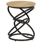 vidaXL End Table Solid Mango Wood 15.7"x19.7", 247320