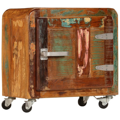 Bedside Cabinet Multicolor Solid reclaimed wood Medium Portable