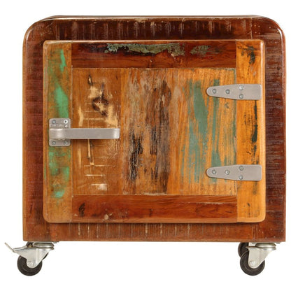 Bedside Cabinet Multicolor Solid reclaimed wood Medium Portable