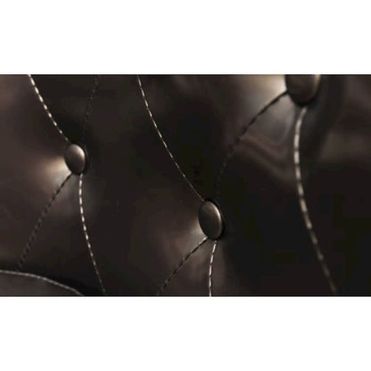 vidaXL Tub Chair Brown Faux Leather, 60706