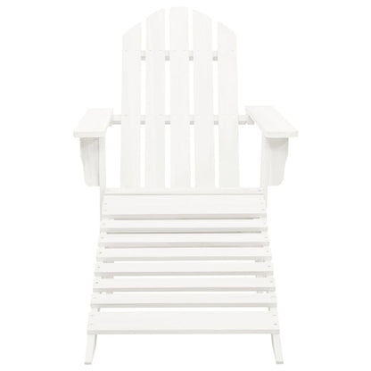 Garden Chair White Hardwood Standard Durable Garden Chair