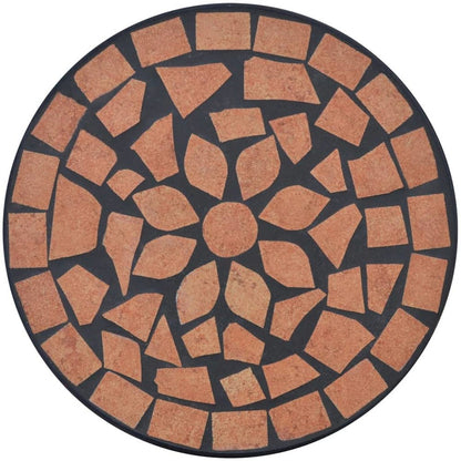 vidaXL Mosaic Side Table Plant Table Terracotta, 41127