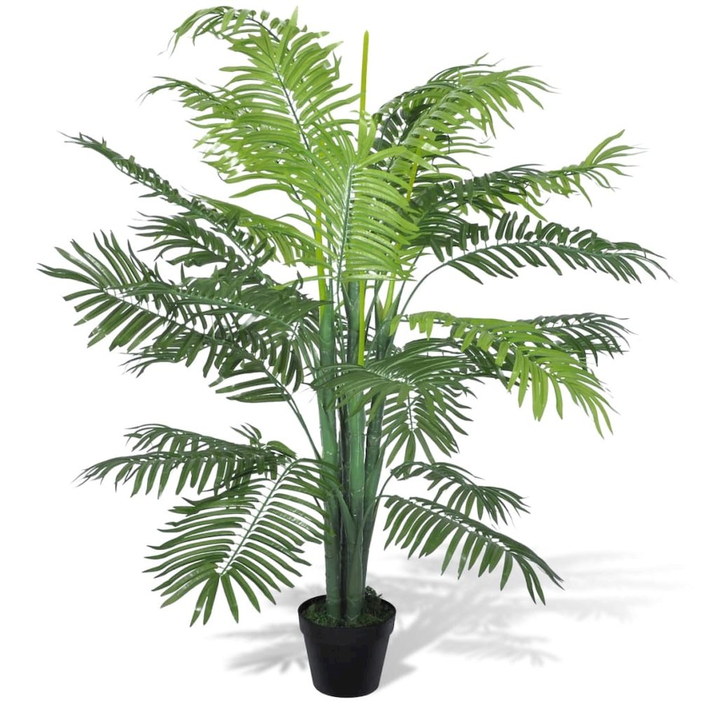 Artificial Plant Green Plastic Medium Decorative Inlays
