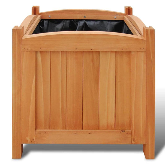Wooden Raised Bed 11.8" x 11.8" x 11.8" Set of 2, 41301