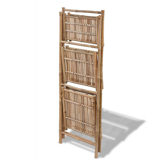 vidaXL 3-Tier Folding Bamboo Plant Rack, 41493
