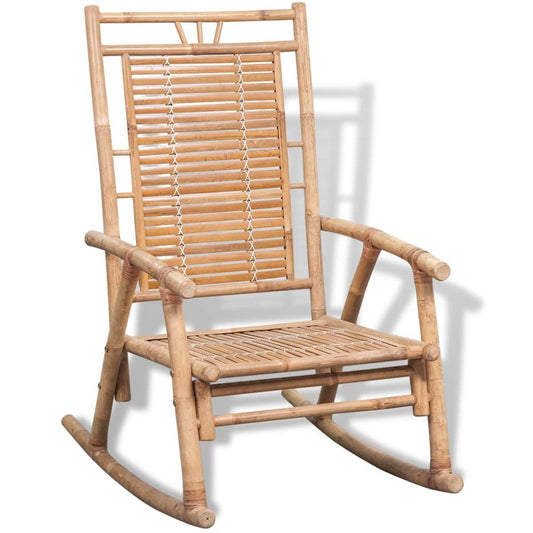 vidaXL Rocking Chair Bamboo, 41894