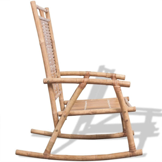 vidaXL Rocking Chair Bamboo, 41894