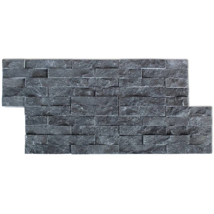 vidaXL Wall Cladding Panels 5 pcs Marble Black, 242675