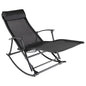 Garden Chair Black Steel Standard Foldable Garden Chair