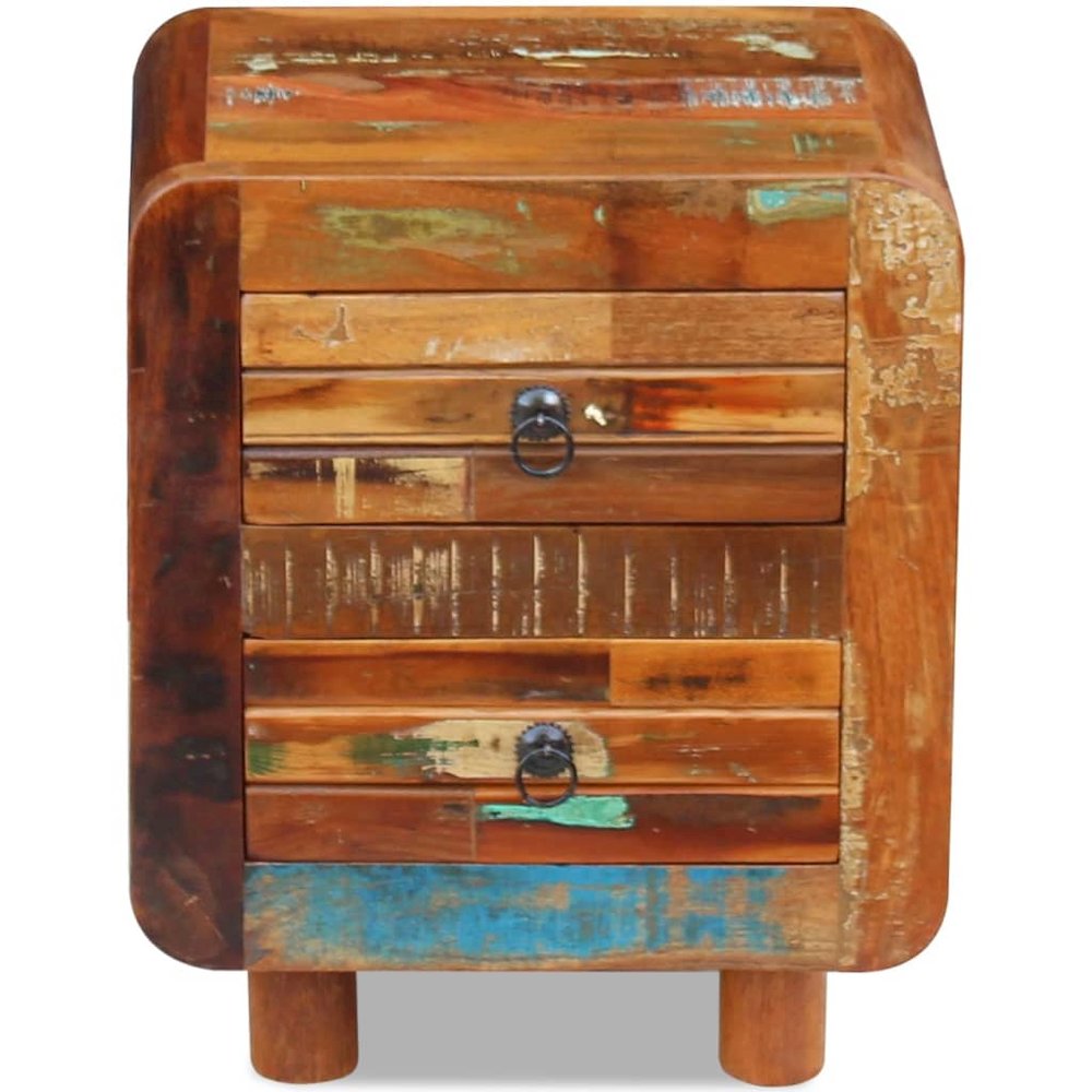 Storage Cabinet Varied/Multicolor Reclaimed wood Medium