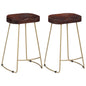 vidaXL Gavin Bar Stools 2 pcs Solid Mango Wood, 247834