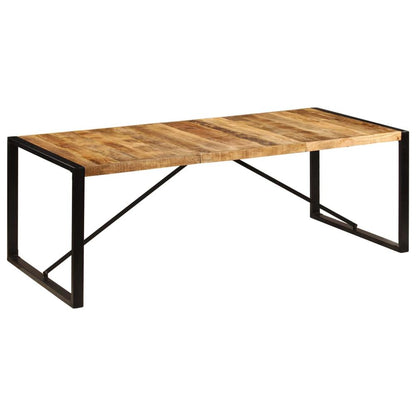 vidaXL Dining Table 86.6"x39.4"x29.5" Solid Mango Wood, 247408