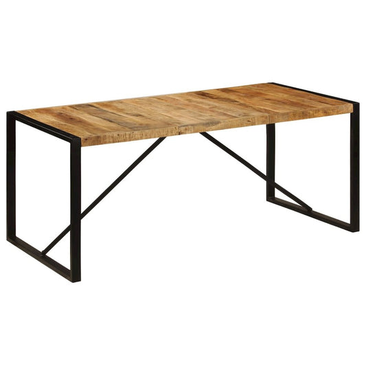 vidaXL Dining Table 70.9"x35.4"x29.5" Solid Mango Wood, 247414