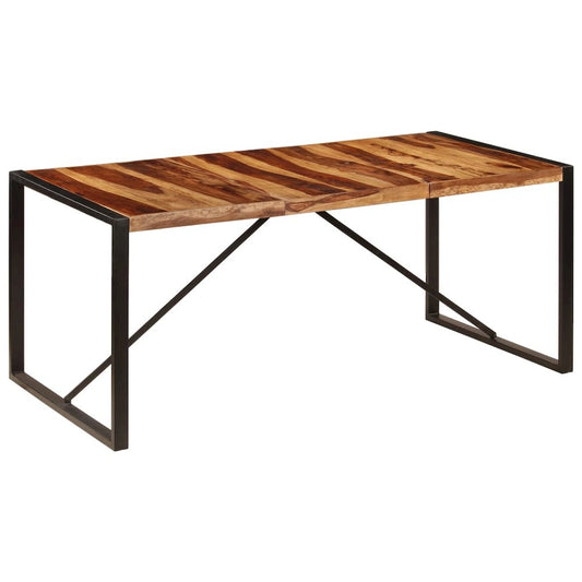 vidaXL Dining Table 70.9"x35.4"x29.5" Solid Sheesham Wood, 247416