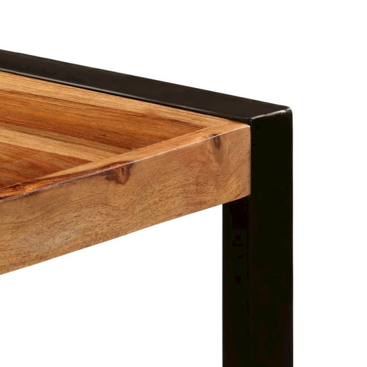 vidaXL Dining Table 70.9"x35.4"x29.5" Solid Sheesham Wood, 247416