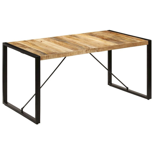 vidaXL Dining Table 63"x31.5"x29.5" Solid Mango Wood, 247417