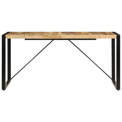 vidaXL Dining Table 63"x31.5"x29.5" Solid Mango Wood, 247417