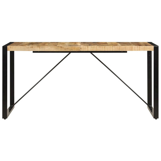 vidaXL Dining Table 63"x31.5"x29.5" Solid Mango Wood, 247417