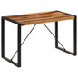 vidaXL Dining Table 47.2"x23.6"x29.9" Solid Sheesham Wood, 247423
