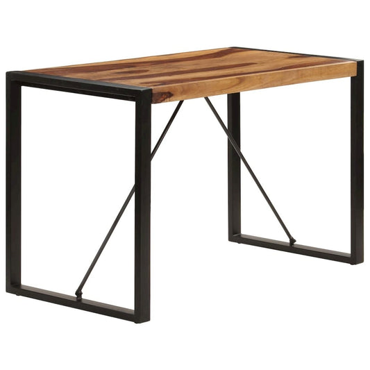 vidaXL Dining Table 47.2"x23.6"x29.9" Solid Sheesham Wood, 247423