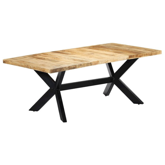 vidaXL Dining Table 78.7"x39.4"x29.5" Solid Mango Wood, 247427