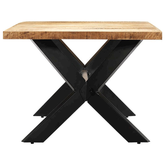 vidaXL Dining Table 78.7"x39.4"x29.5" Solid Mango Wood, 247427