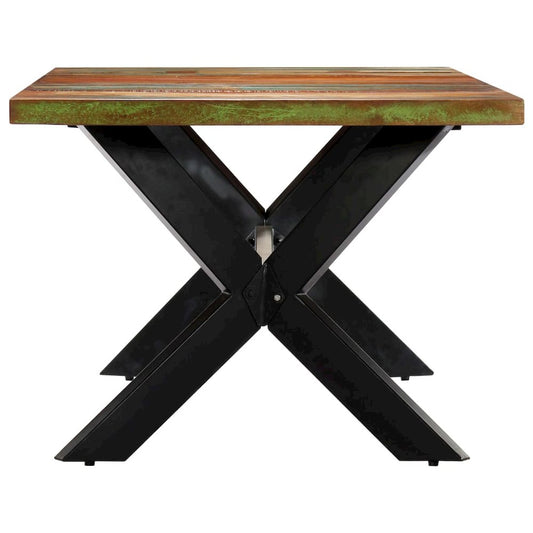 vidaXL Dining Table 78.7"x39.4"x29.5" Solid Reclaimed Wood, 247429