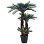 Artificial Plant Green and brown Plastic and wood 49.2 in