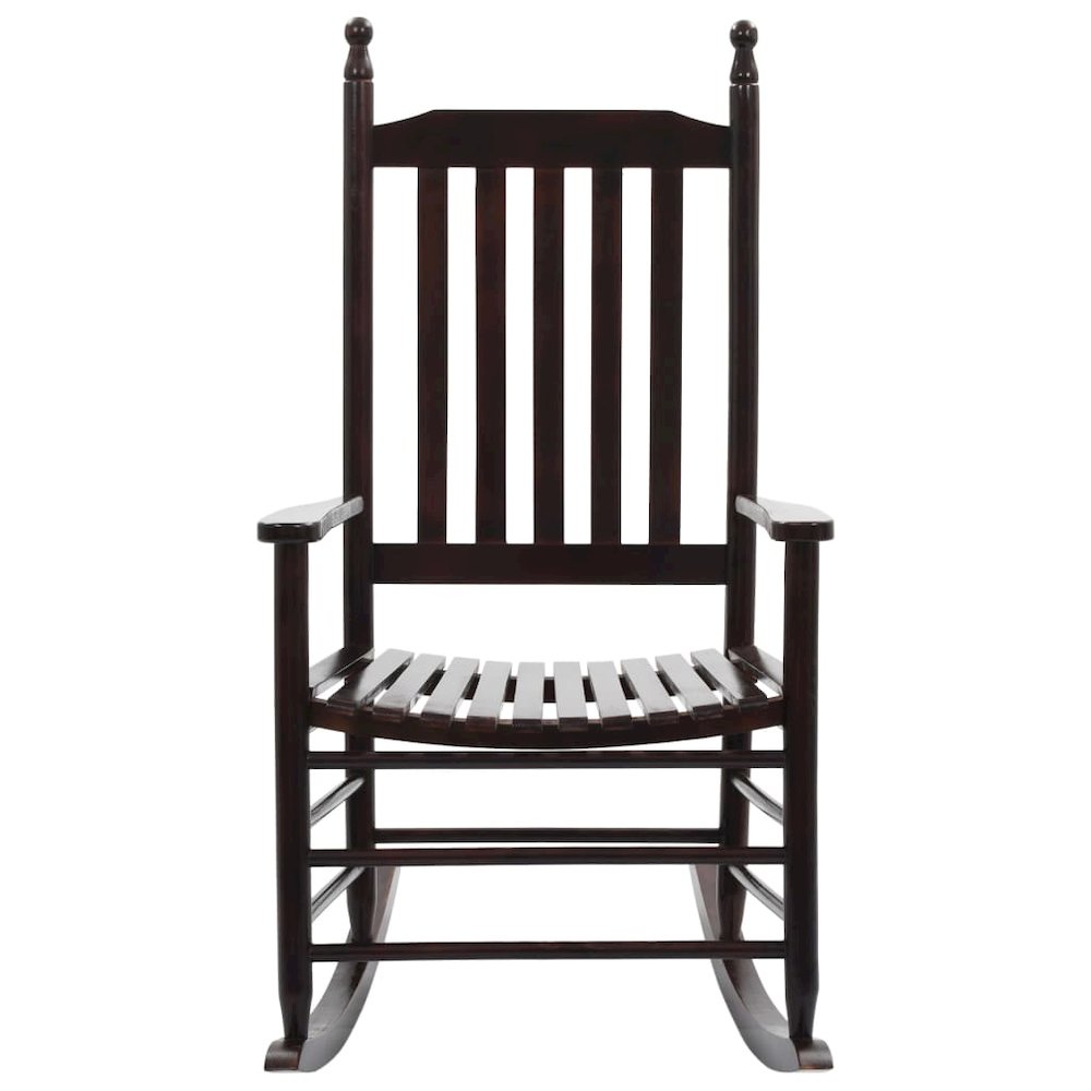 Rocking Chair Brown Poplar hardwood Standard Durable