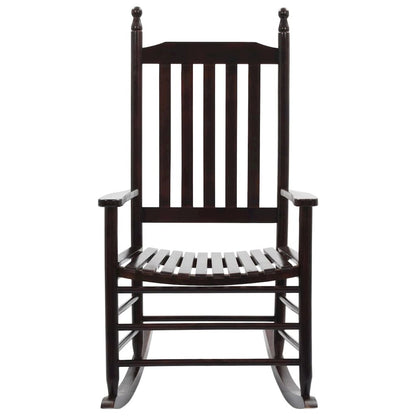 Rocking Chair Brown Poplar hardwood Standard Durable