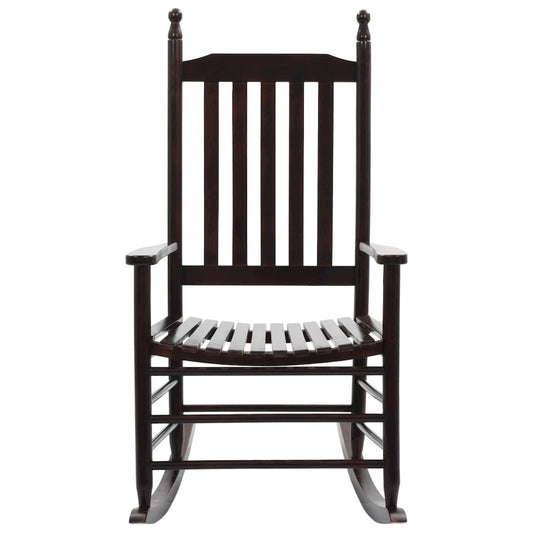Rocking Chair Brown Poplar hardwood Standard Durable