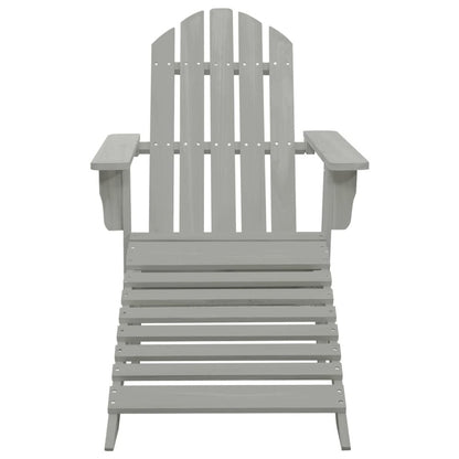 Garden Chair Grey Hardwood Large Durable Garden Chair