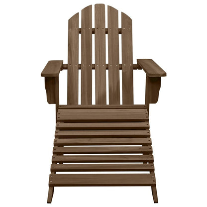 Garden Chair Brown Hardwood Large Durable Garden Chair