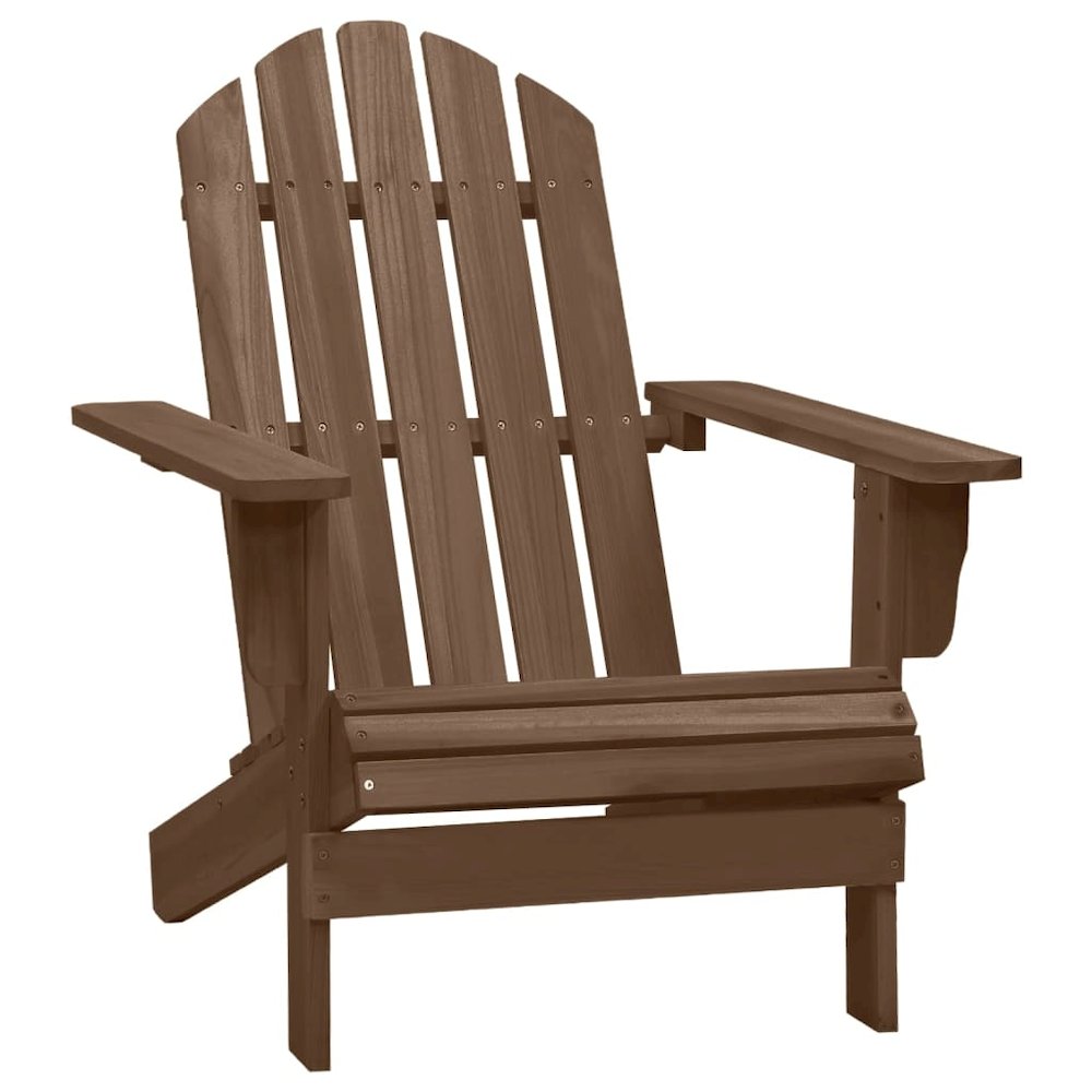 Garden Chair Brown Hardwood Medium Durable Vintage