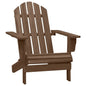 Garden Chair Brown Hardwood Medium Durable Vintage