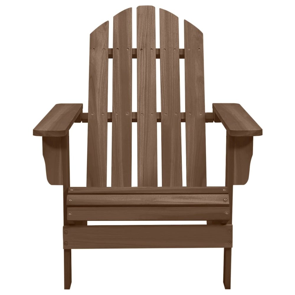 Garden Chair Brown Hardwood Medium Durable Vintage