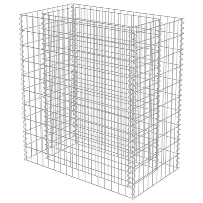 vidaXL Gabion Raised Bed Galvanized Steel 35.4"x19.7"x39.4", 143568
