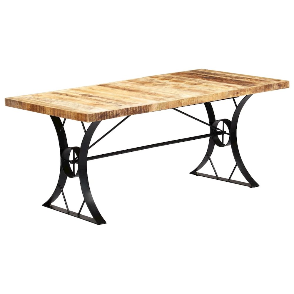 vidaXL Dining Table 70.9"x35.4"x29.9" Solid Mango Wood, 282766