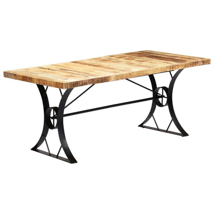 vidaXL Dining Table 70.9"x35.4"x29.9" Solid Mango Wood, 282766